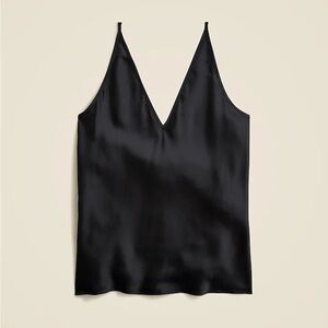 J. Crew Carrie-V Silk tank ✨